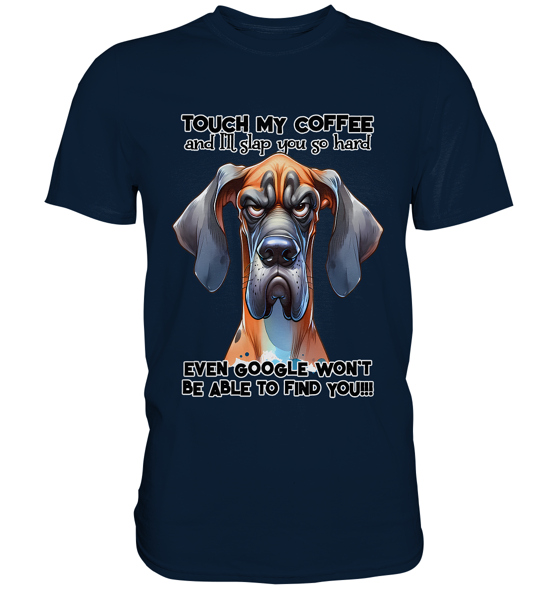 Grumpy Dog Kaffee - Premium Shirt