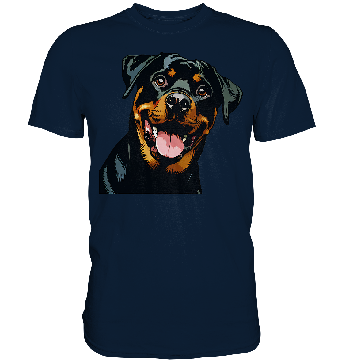 Rottweiler  Comic - personalisierbar - Premium Shirt