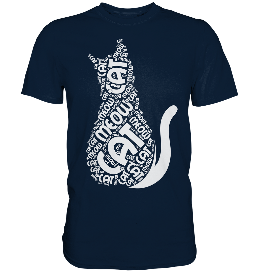 Katzen Cat slogan  - Premium Shirt