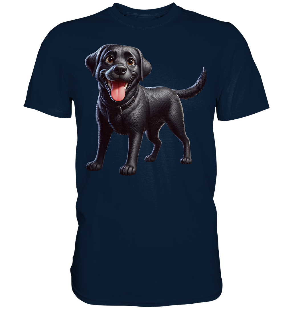 Cartoon Labrador Retreiver - personalisierbar - Premium Shirt