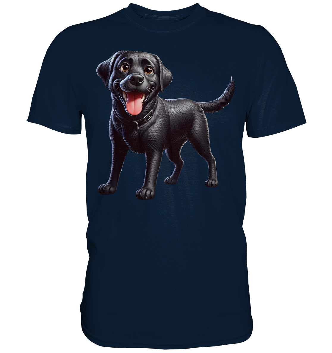 Cartoon Labrador Retreiver - personalisierbar - Premium Shirt