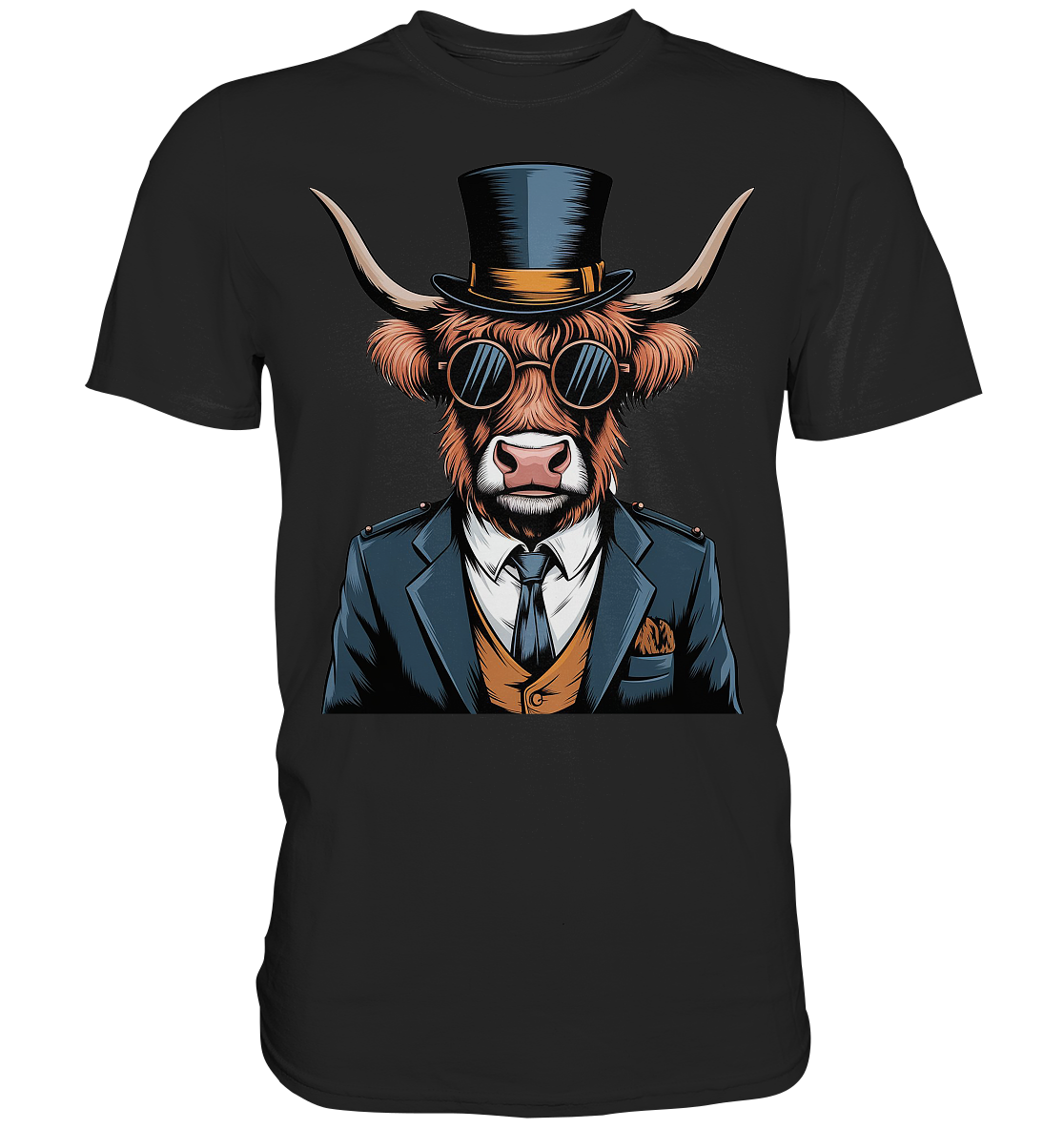 Highland Cow Steampunk - Premium Shirt