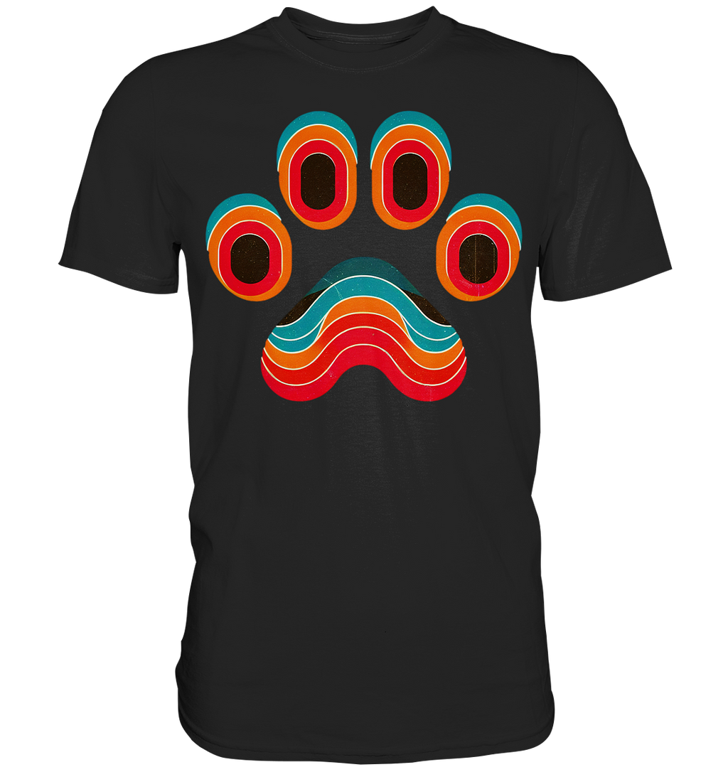 70s Style Pfote Art - Premium Shirt