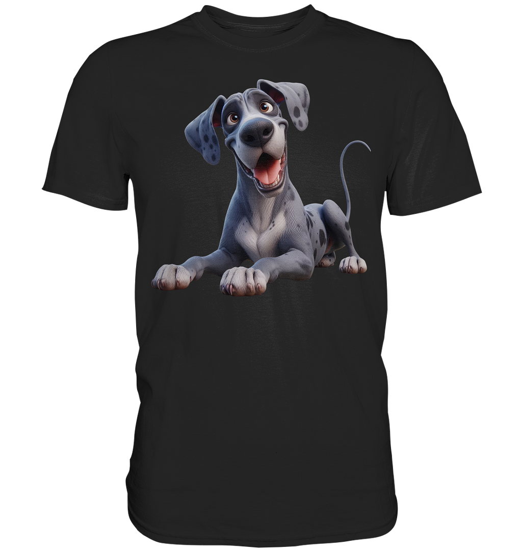 Dänische Dogge - personalisierbar - Premium Shirt