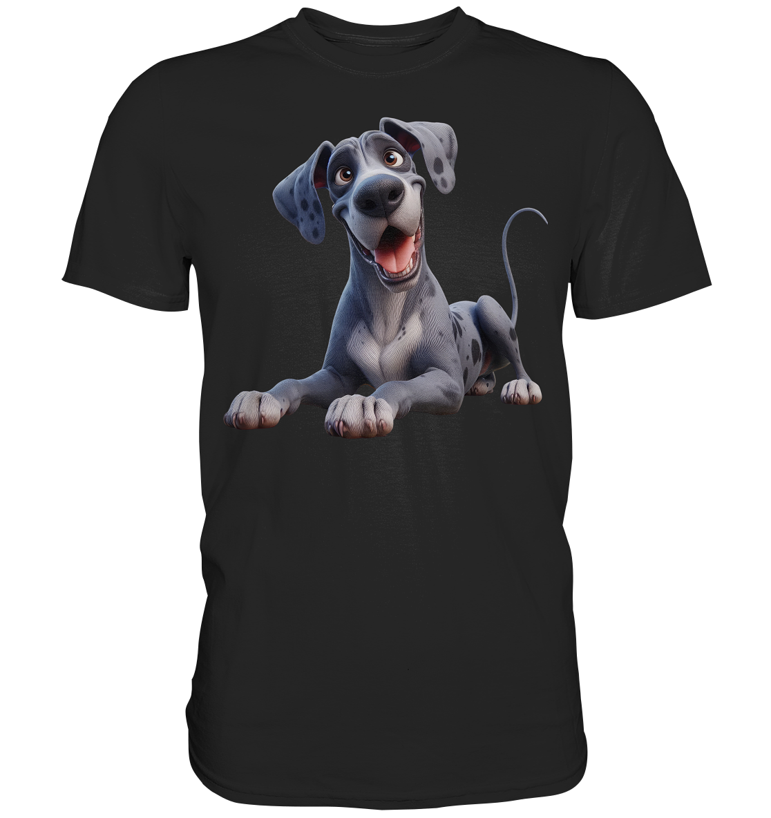 Dänische Dogge - personalisierbar - Premium Shirt