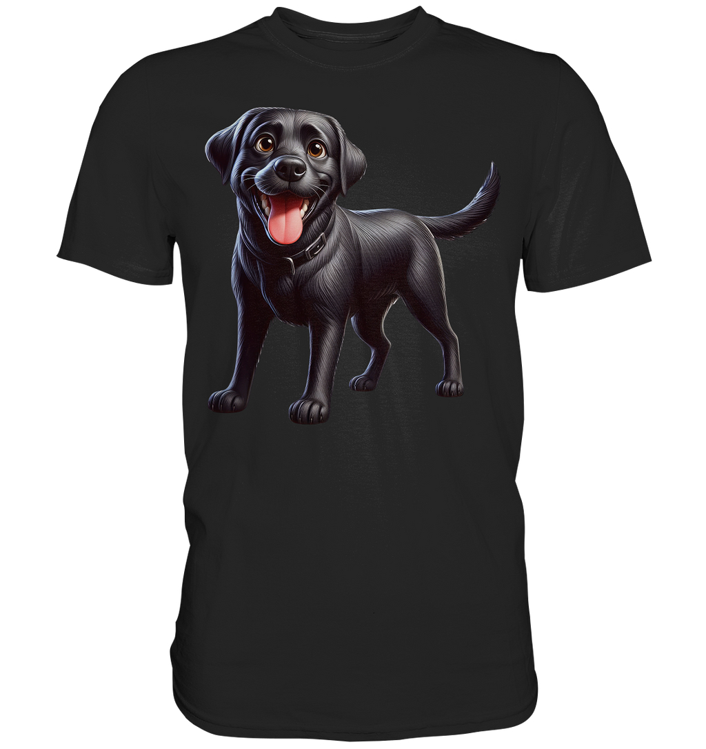 Cartoon Labrador Retreiver - personalisierbar - Premium Shirt
