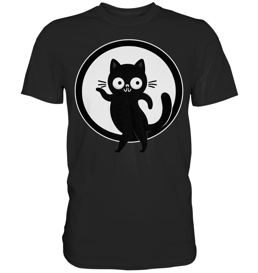 Dancing Cat Logo - Premium Shirt