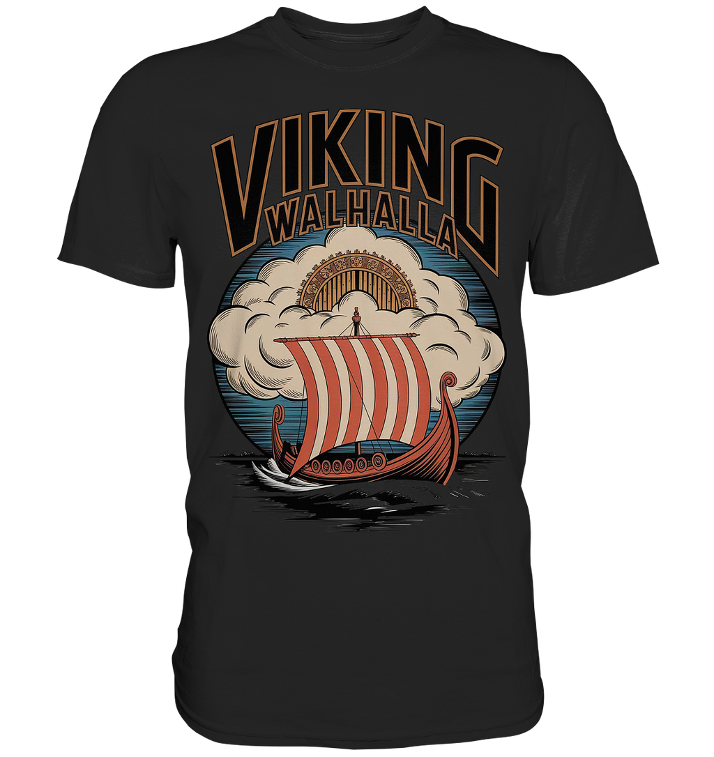 Wikinger Walhalla Art - Premium Shirt