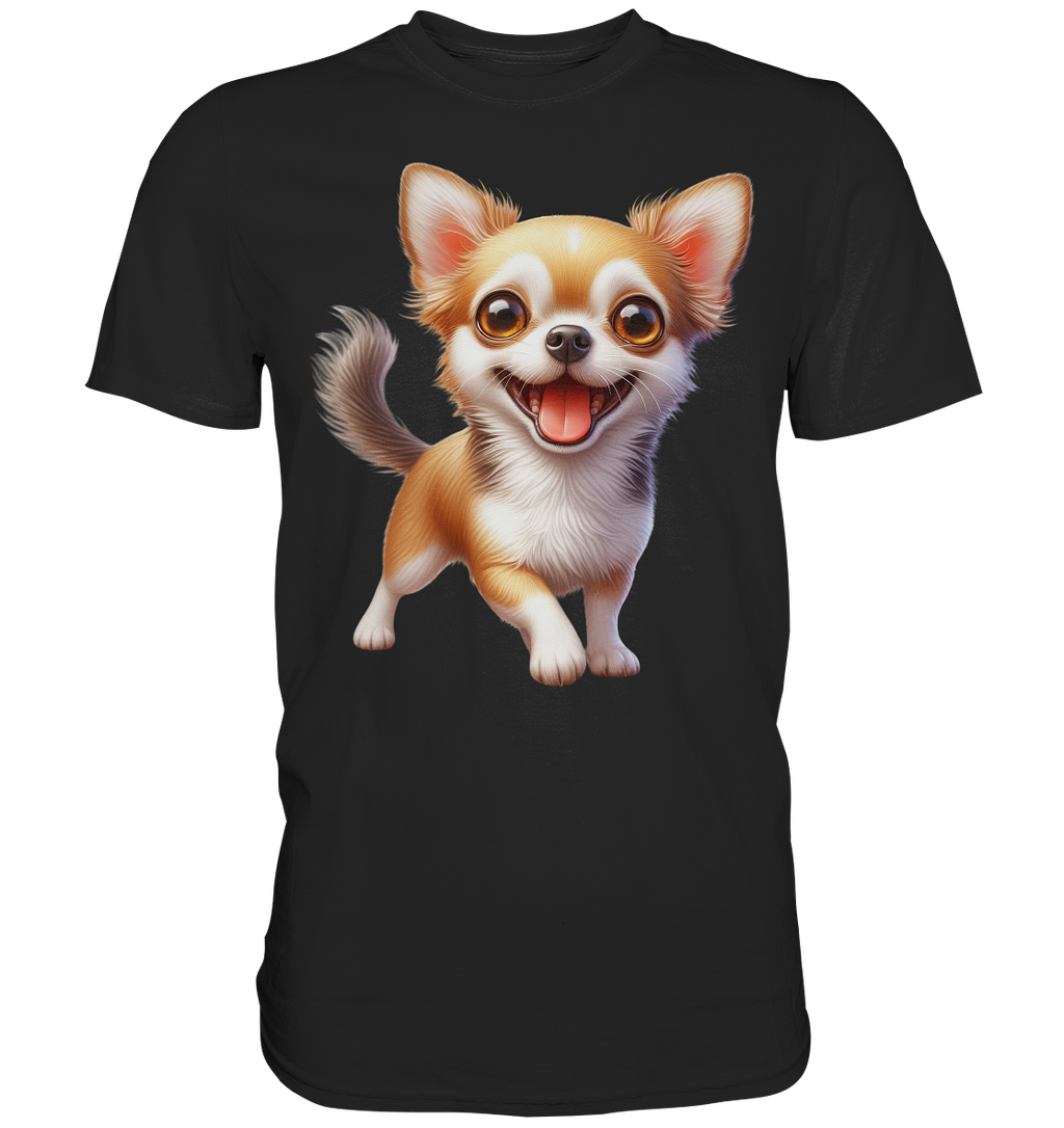 Chihuahua Cartoon - personalisierbar - Premium Shirt