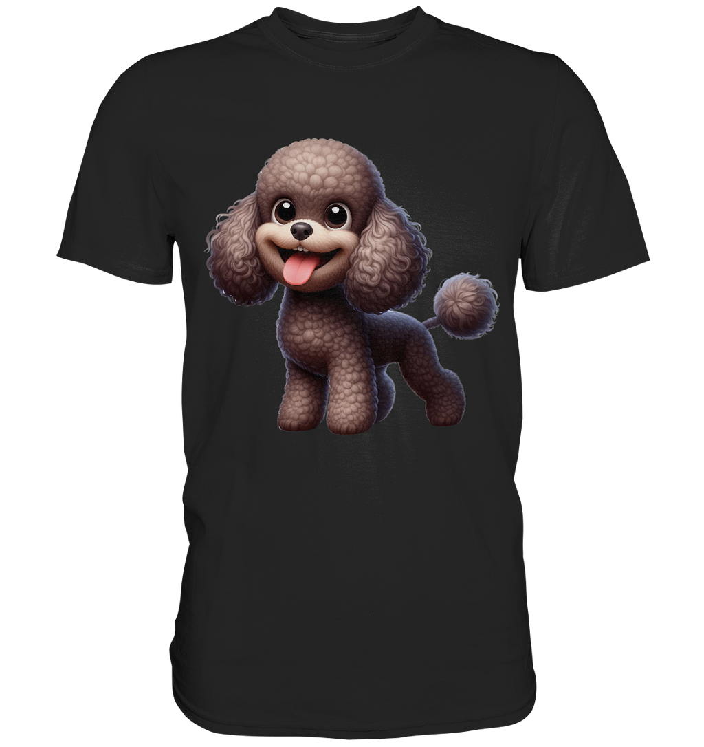 Pudel Comic - personalisierbar - Premium Shirt