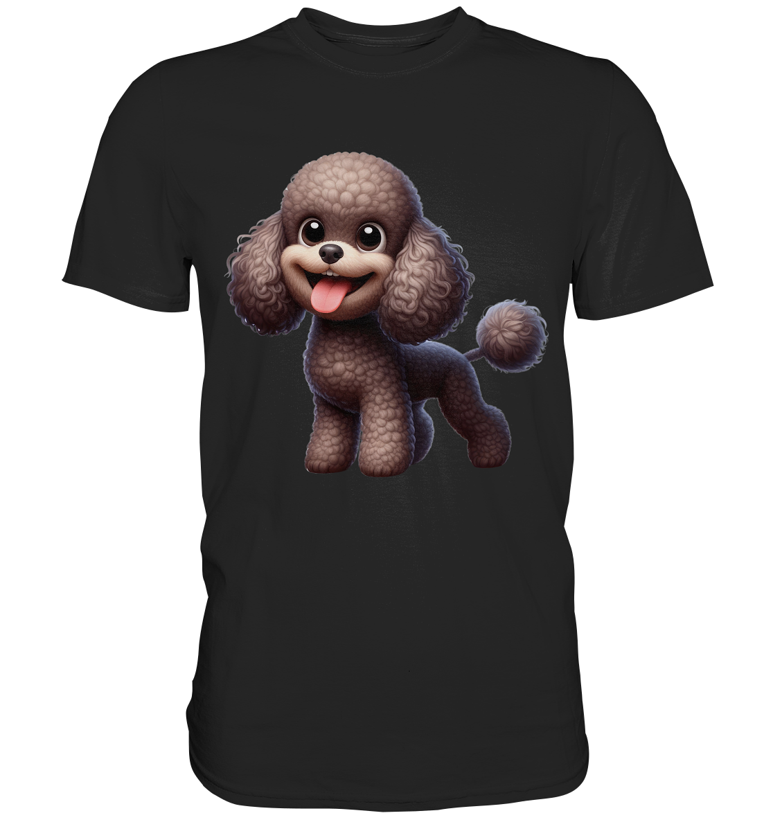 Pudel Comic - personalisierbar - Premium Shirt