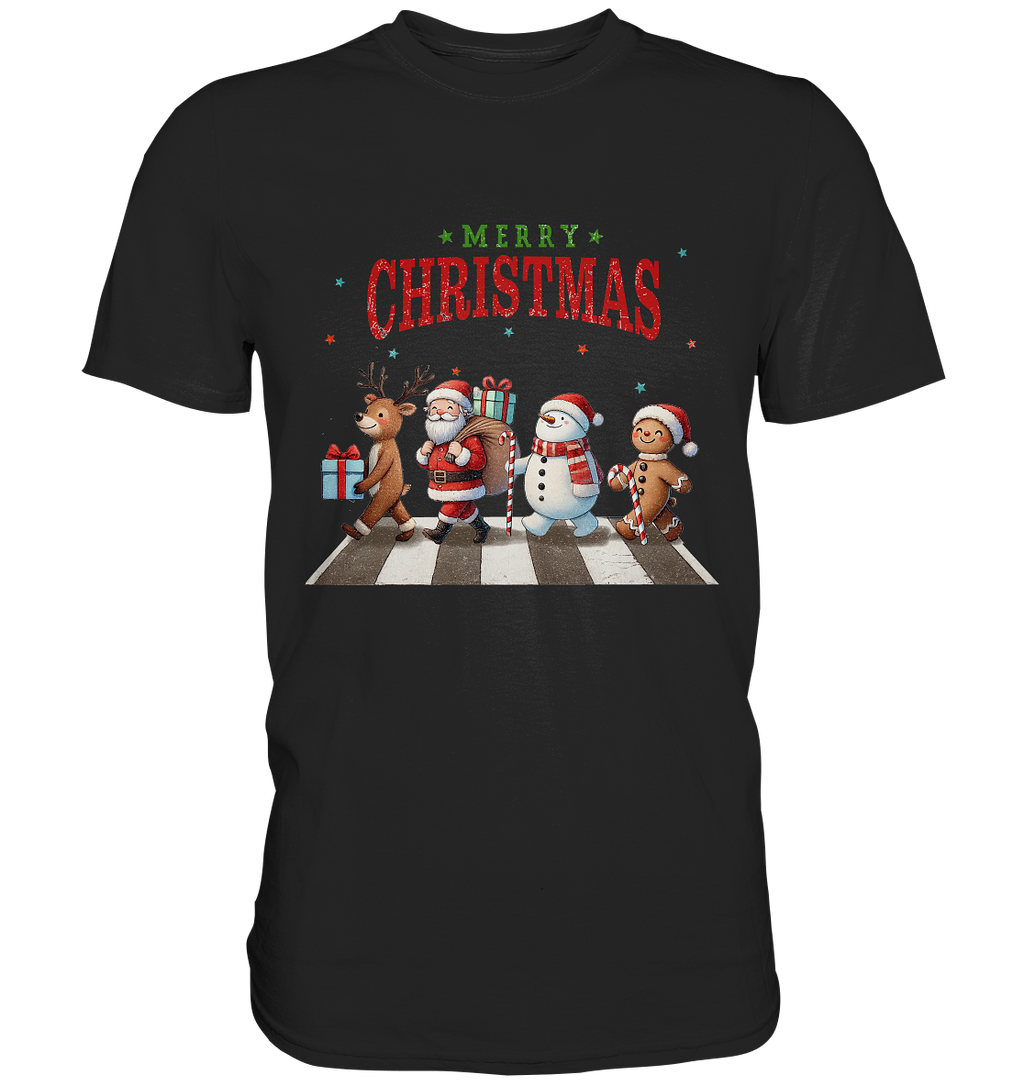 Merry Christmas Zebrastreifen - Premium Shirt