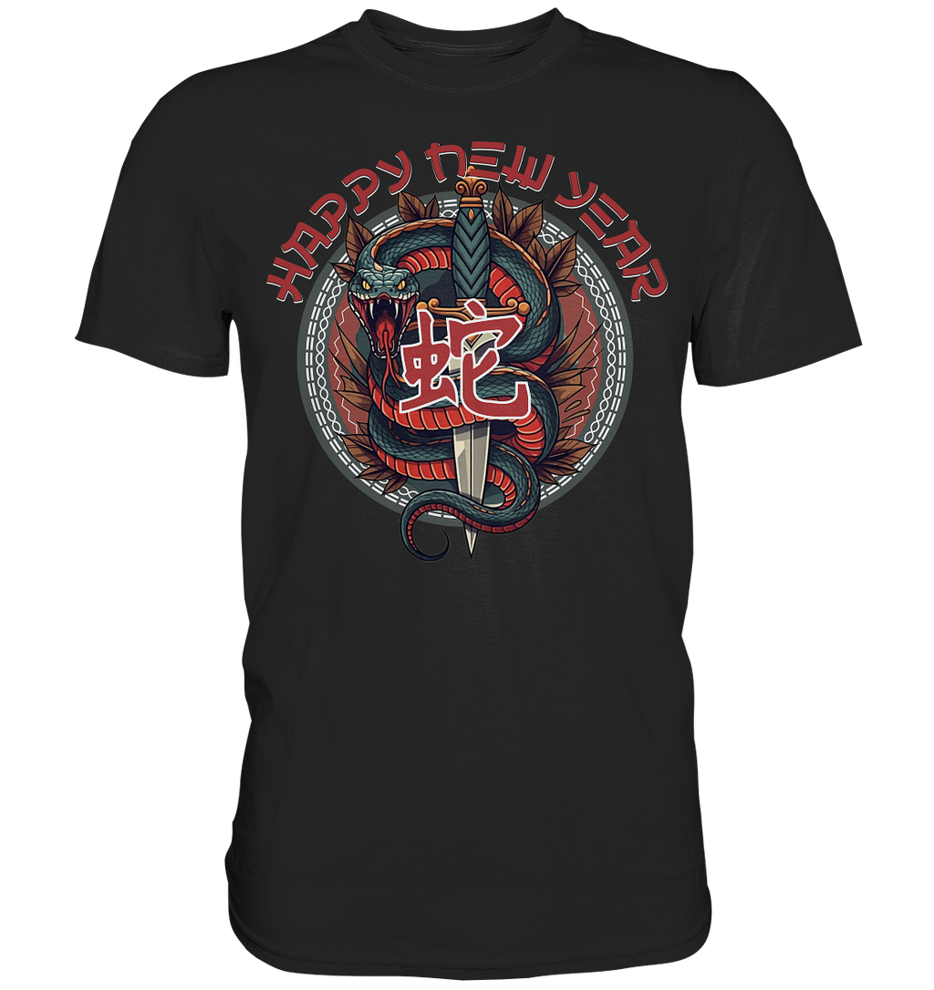 Chinese Snake - Jahr der Schlange - Premium Shirt