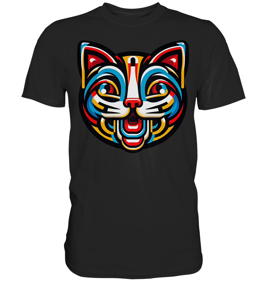 Pop Art Katze  - Premium Shirt
