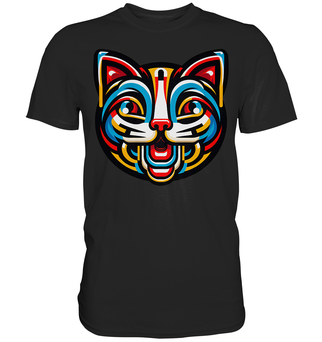 Pop Art Katze  - Premium Shirt