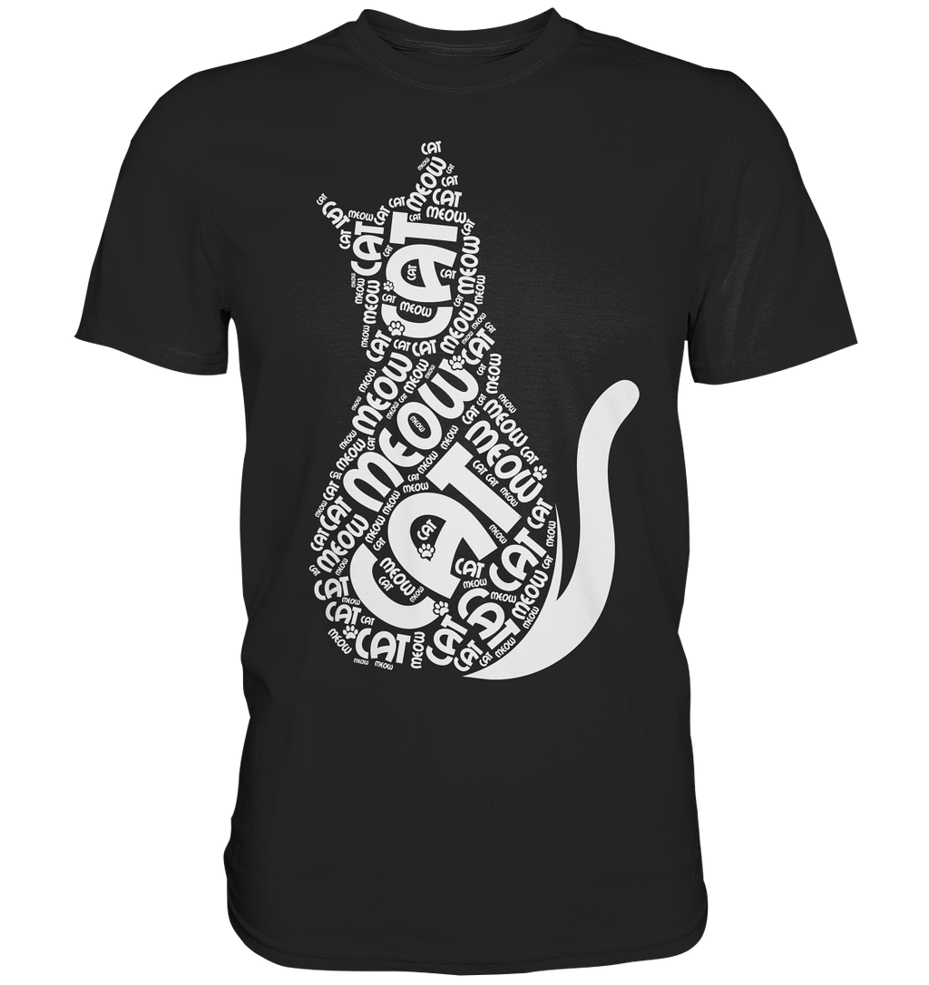 Katzen Cat slogan  - Premium Shirt