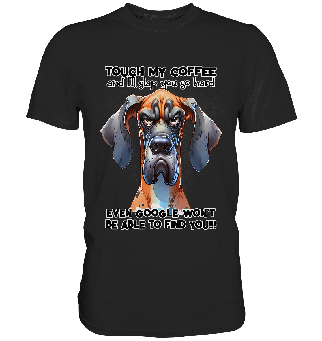 Grumpy Dog Kaffee - Premium Shirt