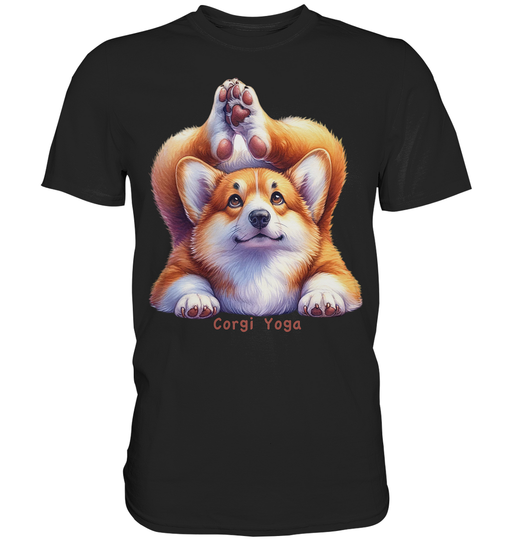 Corgi Yoga - Premium Shirt