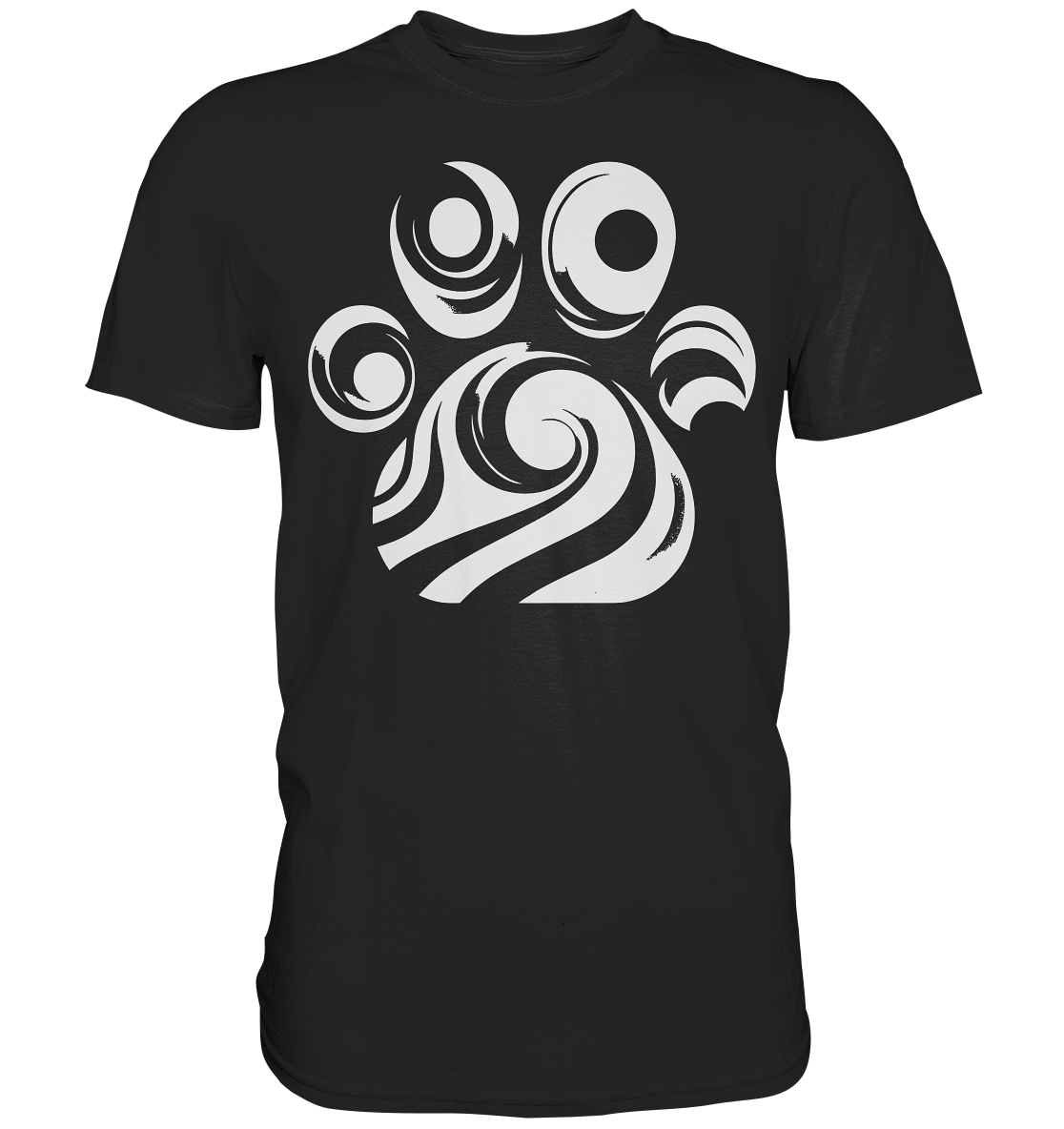 Pfote Design modern und abstrakt - Premium Shirt