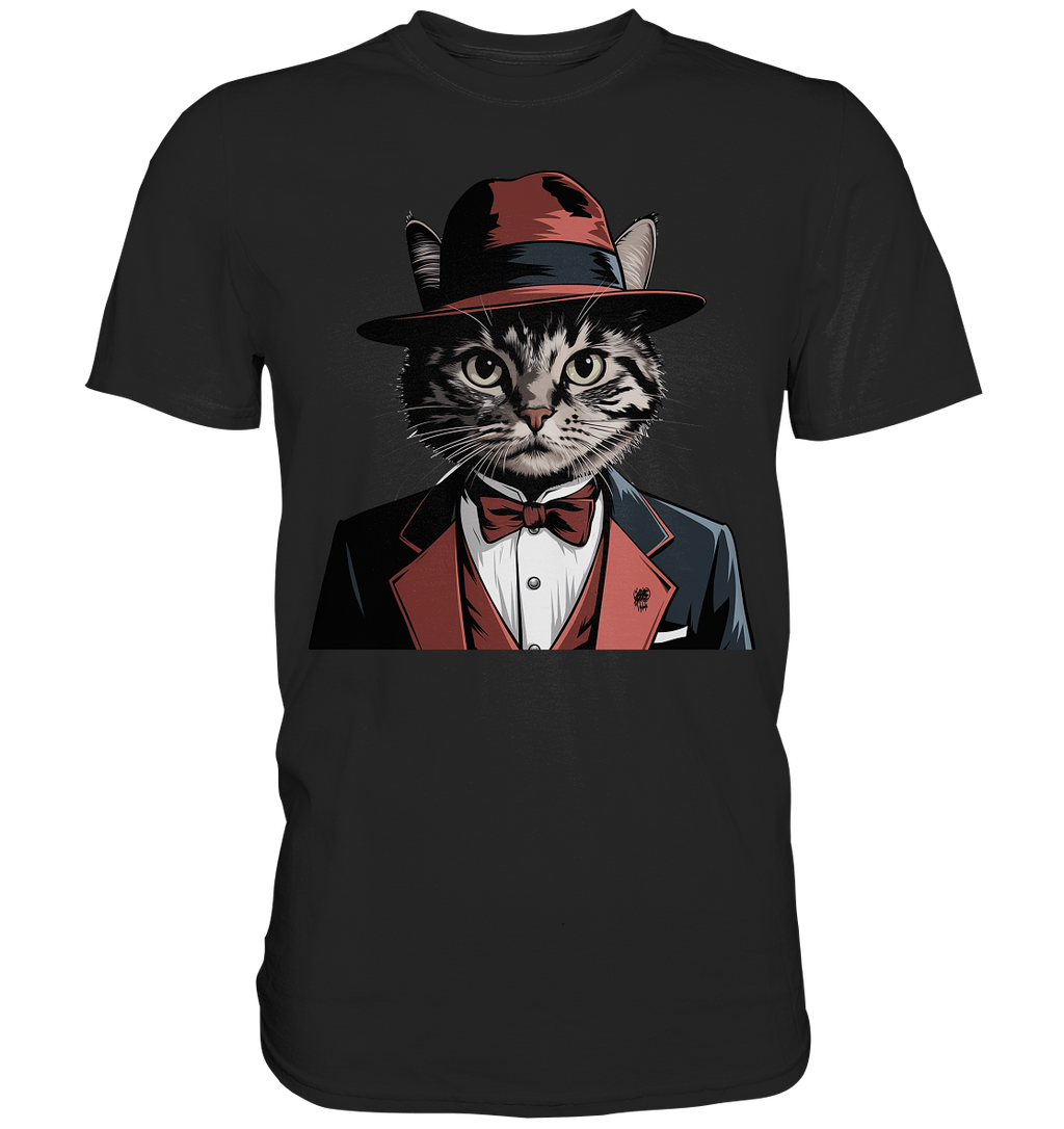 Godfather Catmother Katze Mafia - personalisierbar  - Premium Shirt