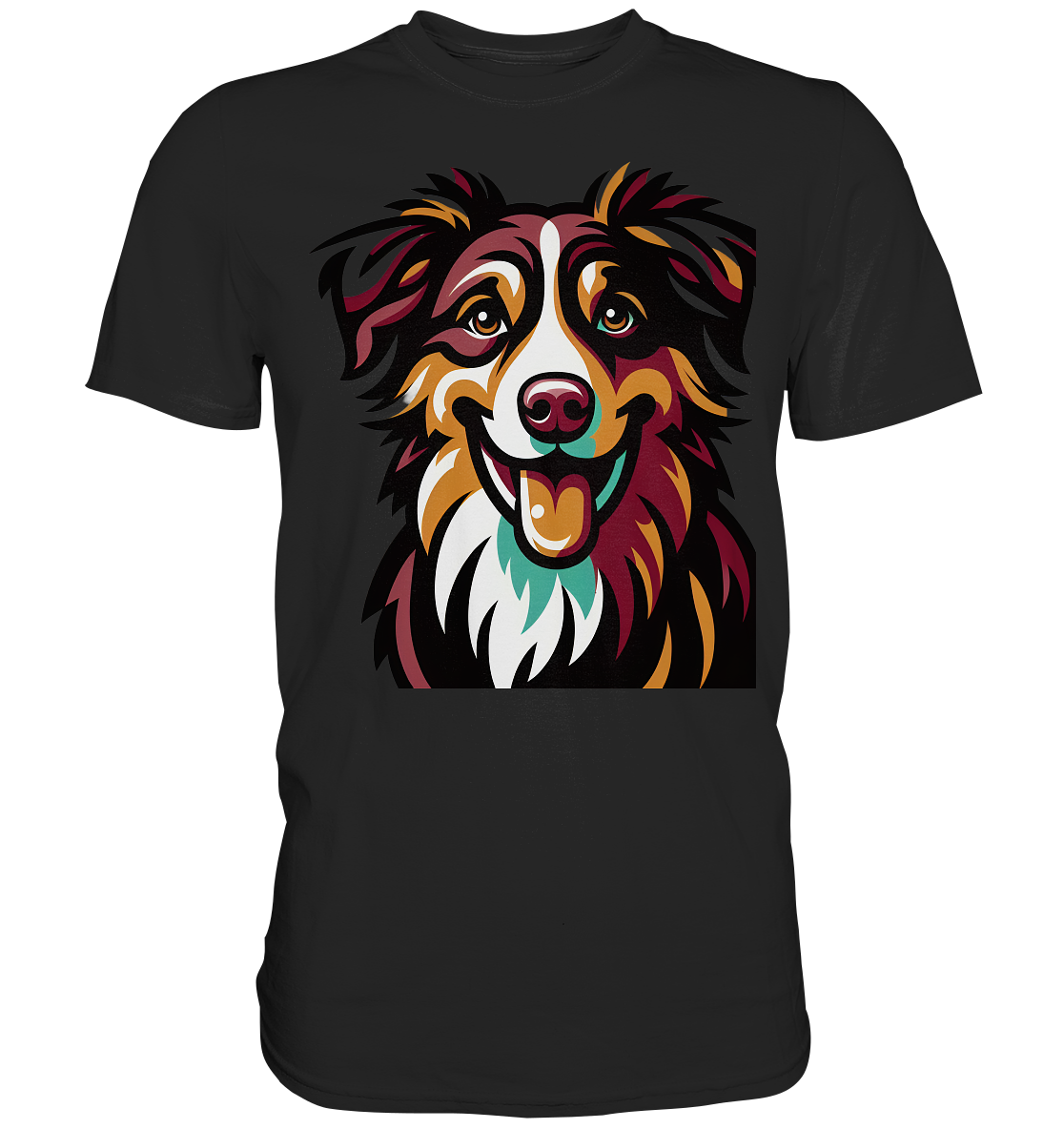 Australian Shepherd Hund - personalisierbar - Premium Shirt