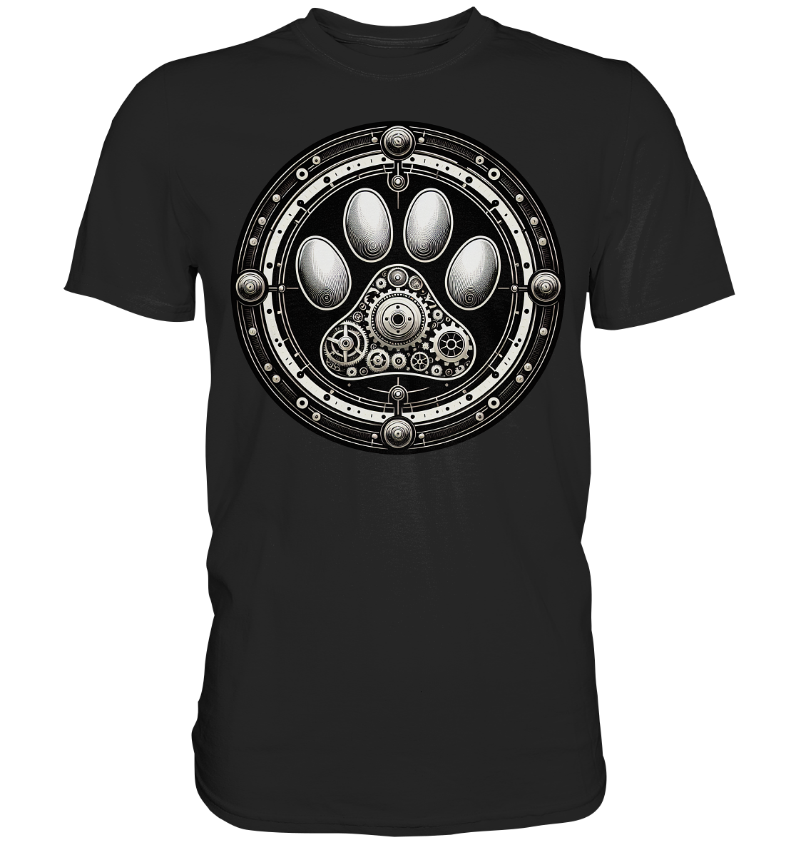 Pfote in Steam Punk Design - Premium Shirt