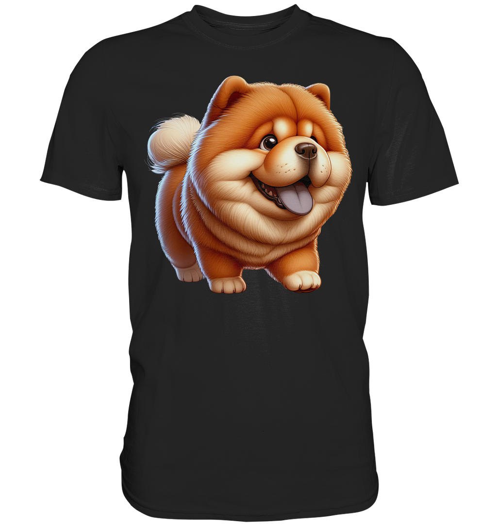 Chow Chow Cartoon Hund - personalisierbar - Premium Shirt