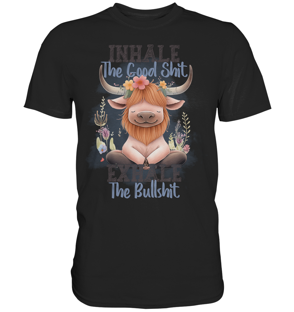 Yoga Highland Kuh - Premium Shirt