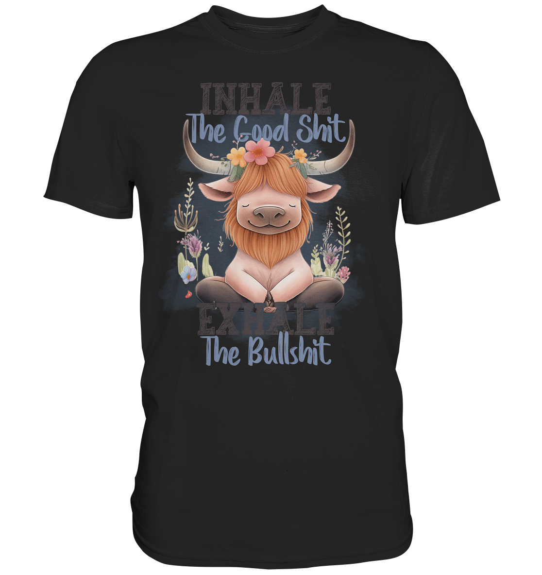 Yoga Highland Kuh - Premium Shirt