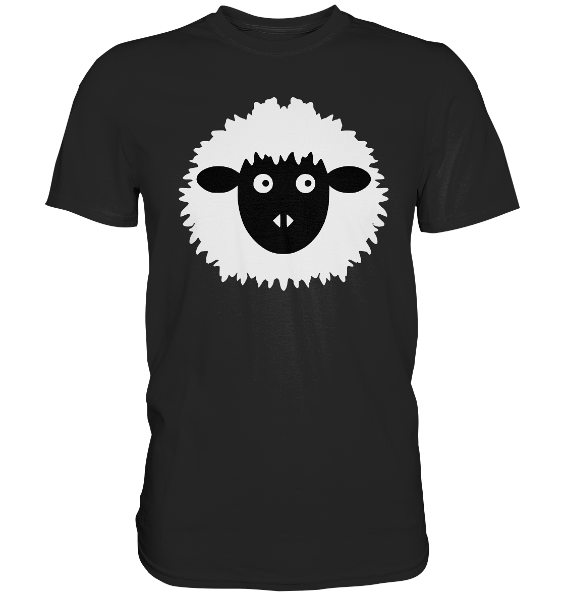 Schaf comic -personalisierbar - Premium Shirt