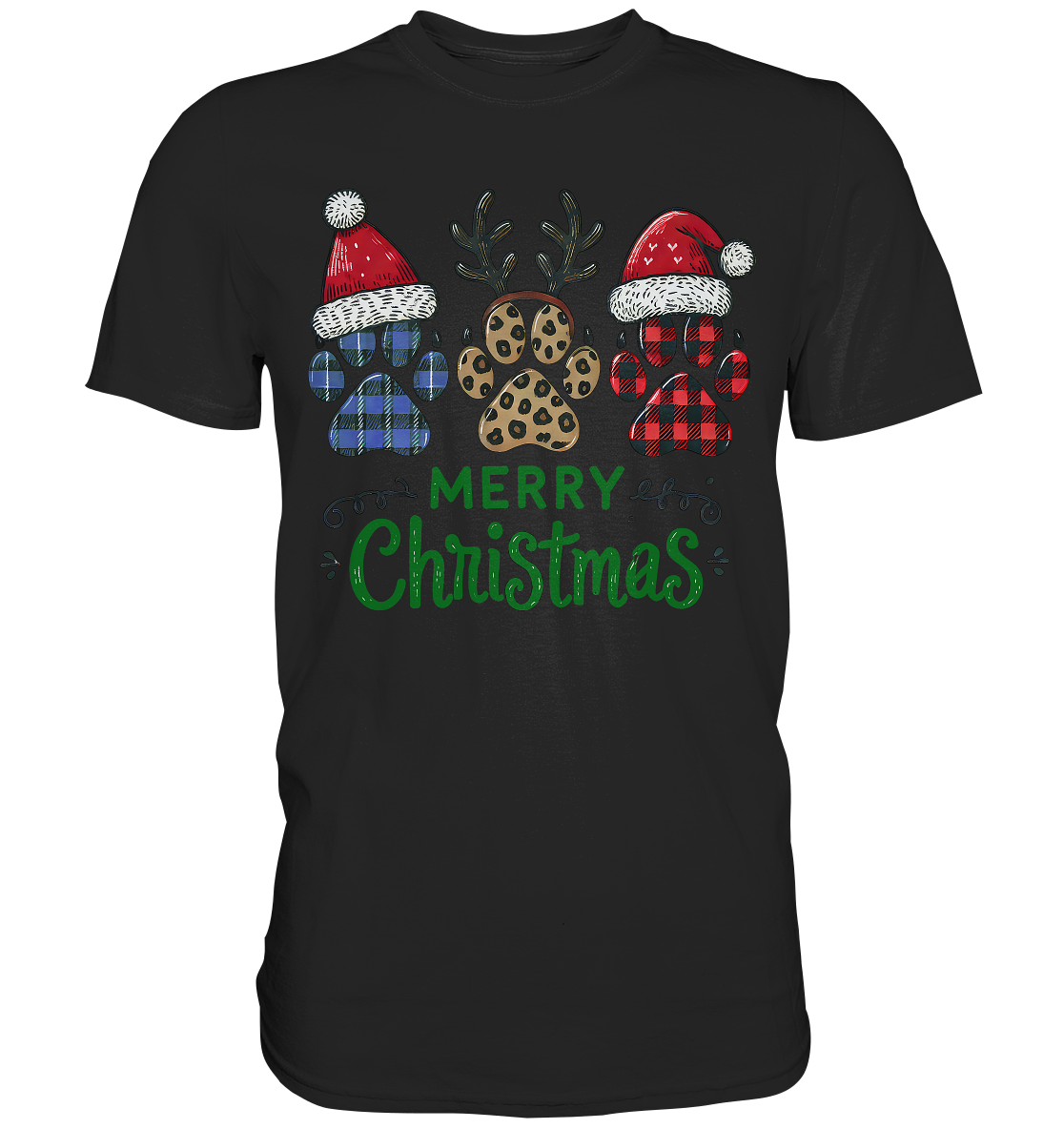 Paw Merry Christmas  - Premium Shirt