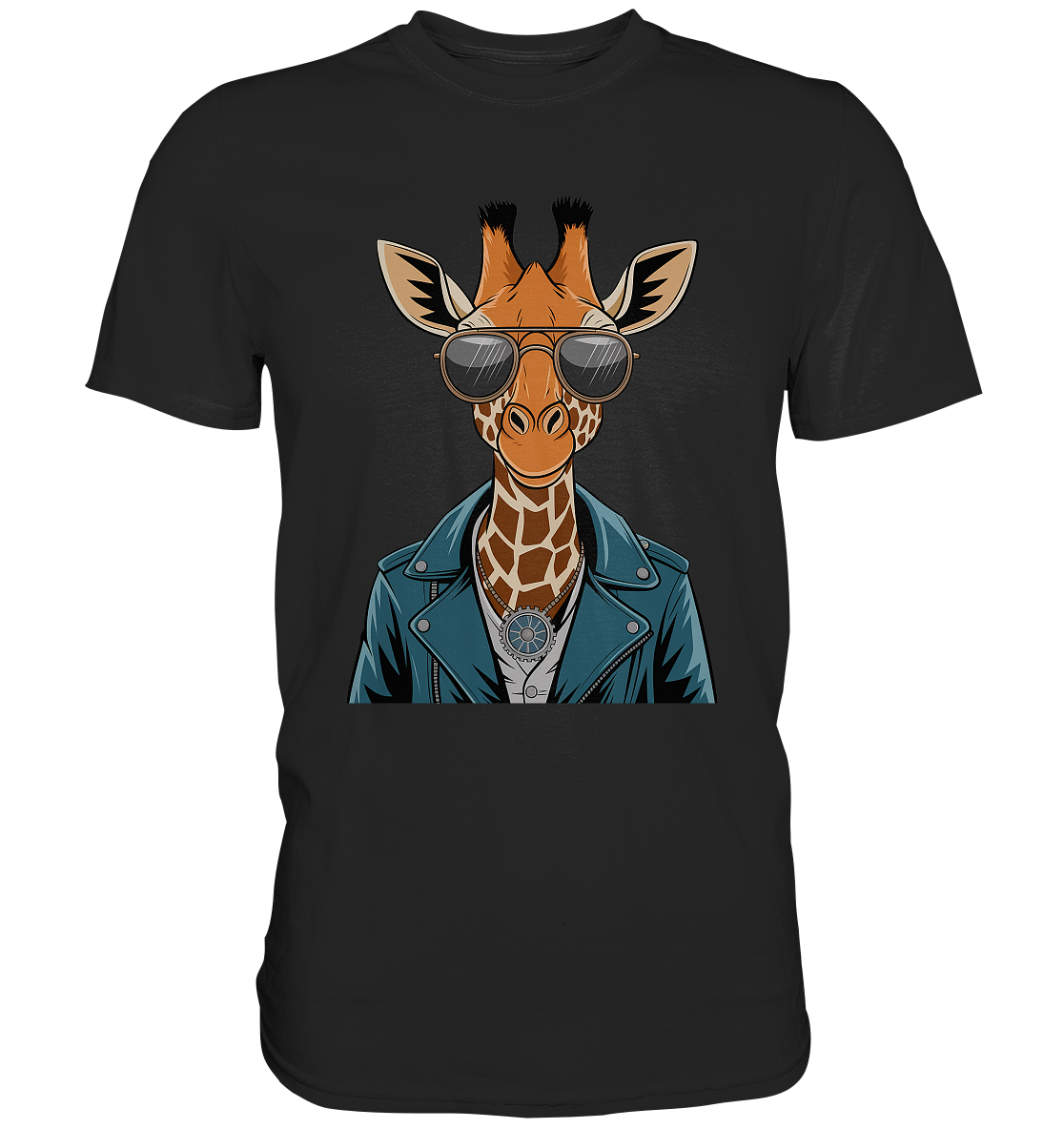 Giraffe Steampunk - Premium Shirt