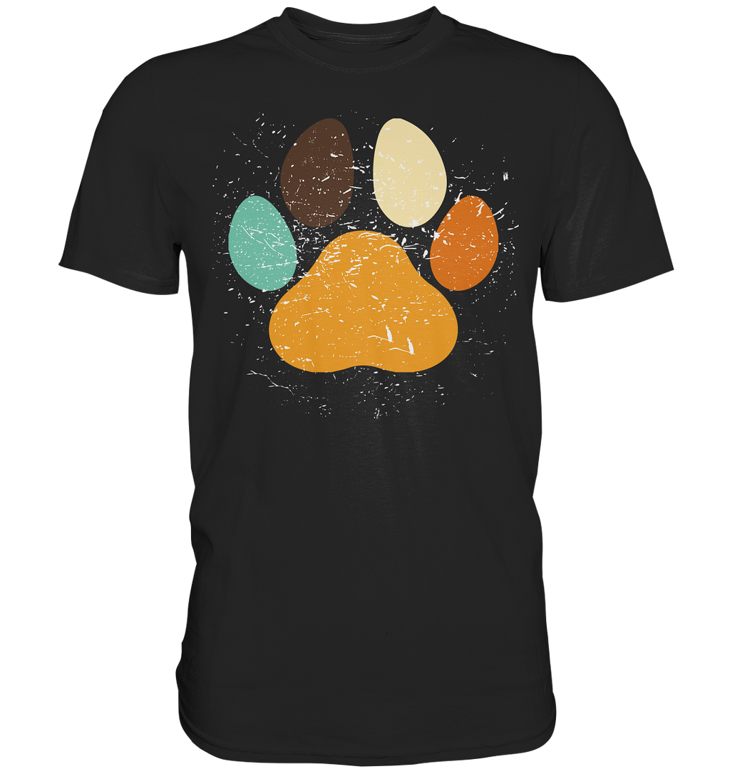 Bunte Pfote - Premium Shirt