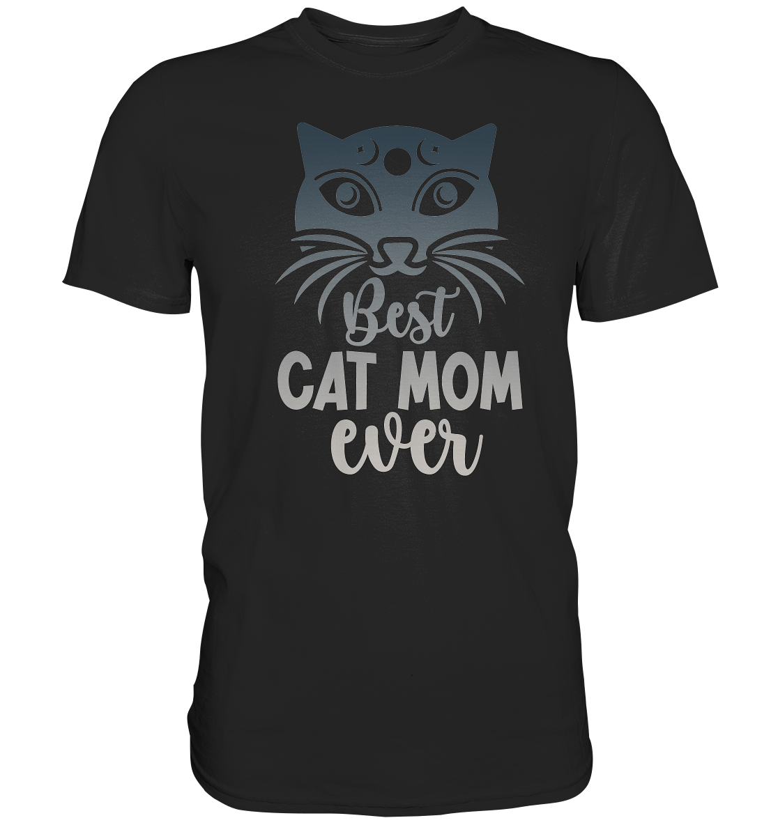Best Cat Mum ever personalisierbar - Premium Shirt