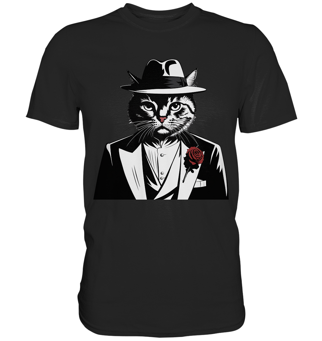 Catfather Katze Mafia - personalisierbar - Premium Shirt