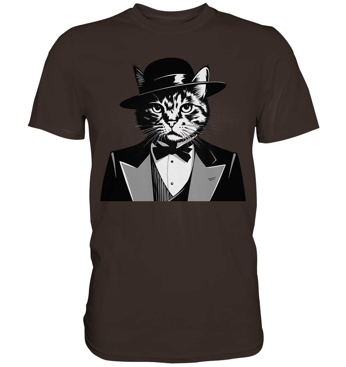Godfather Katze Mafia - personalisierbar  - Premium Shirt