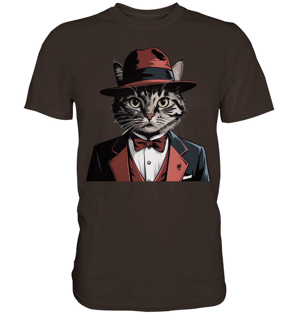 Godfather Catmother Katze Mafia - personalisierbar  - Premium Shirt