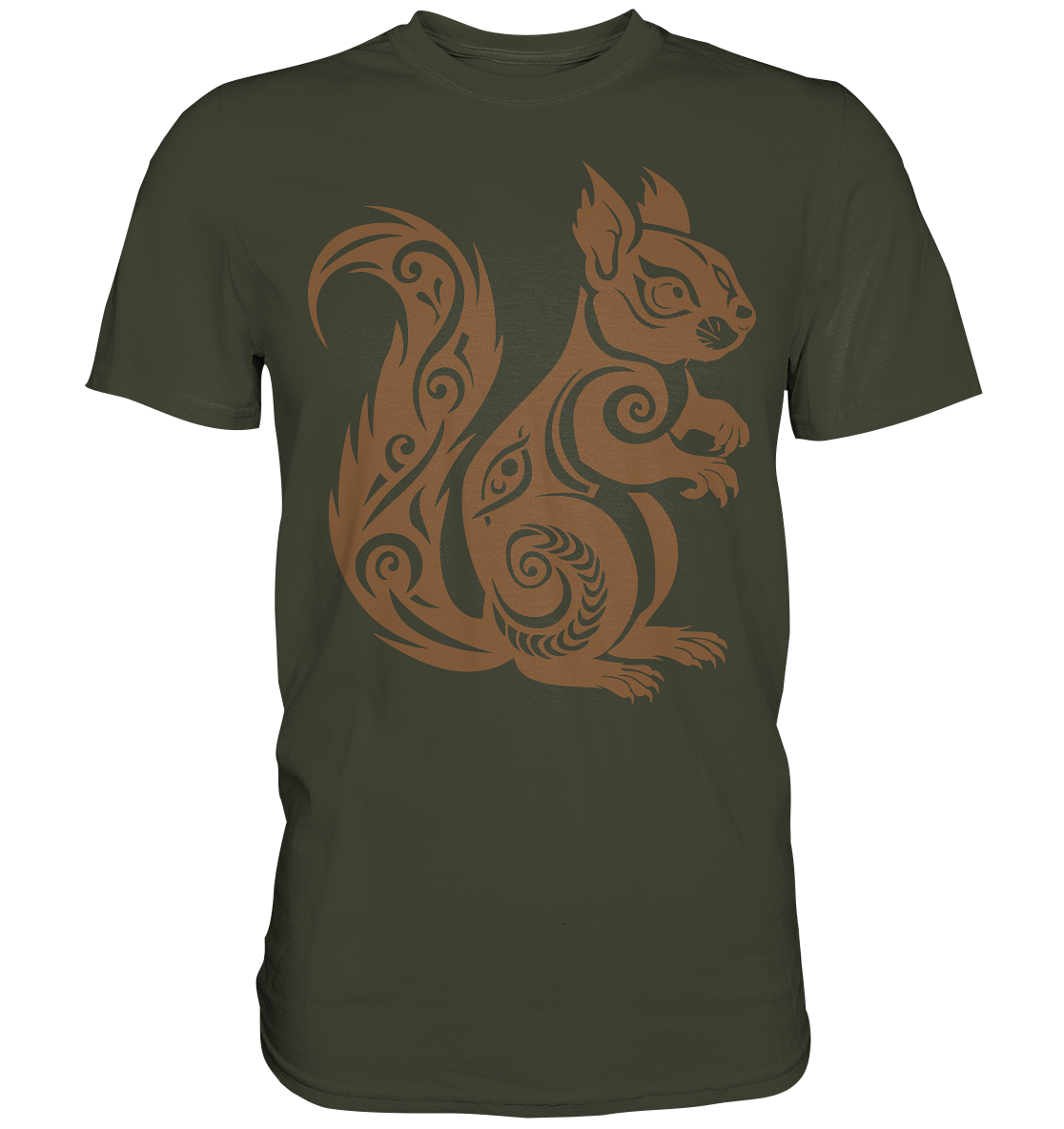 Keltischer Kunst Eichhörnchen - Premium Shirt