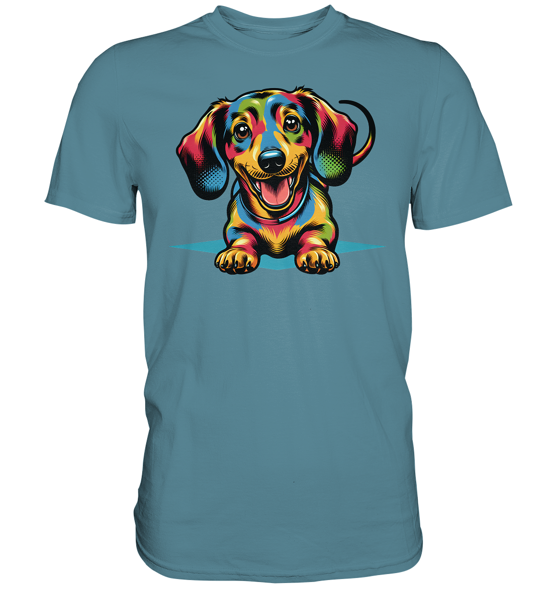 Happy Dackel Pop Art - Premium Shirt