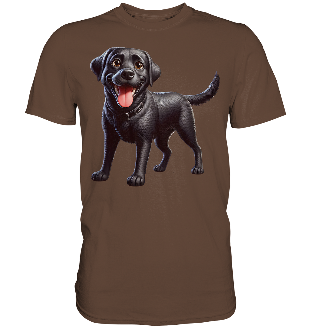 Cartoon Labrador Retreiver - personalisierbar - Premium Shirt