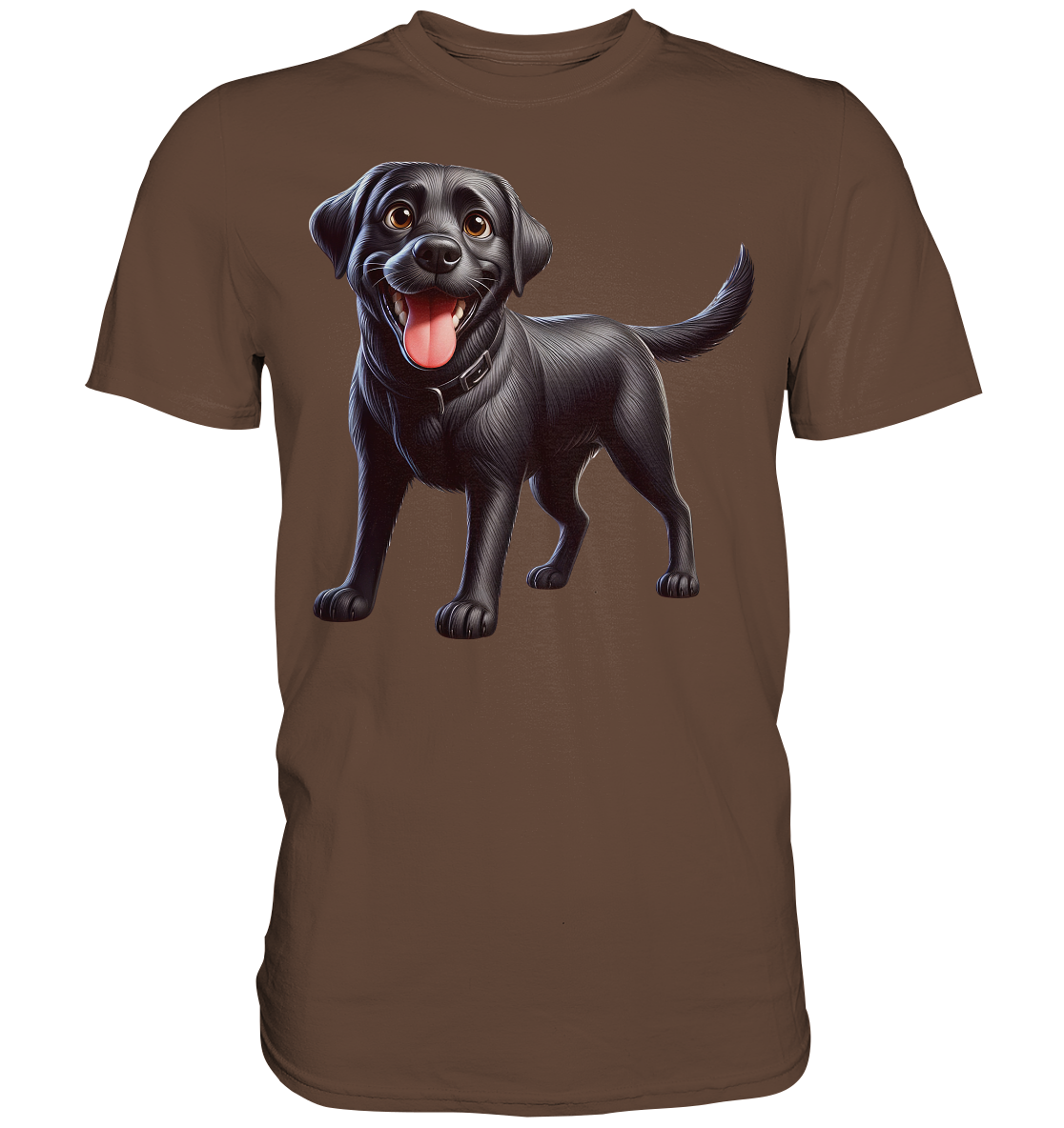 Cartoon Labrador Retreiver - personalisierbar - Premium Shirt