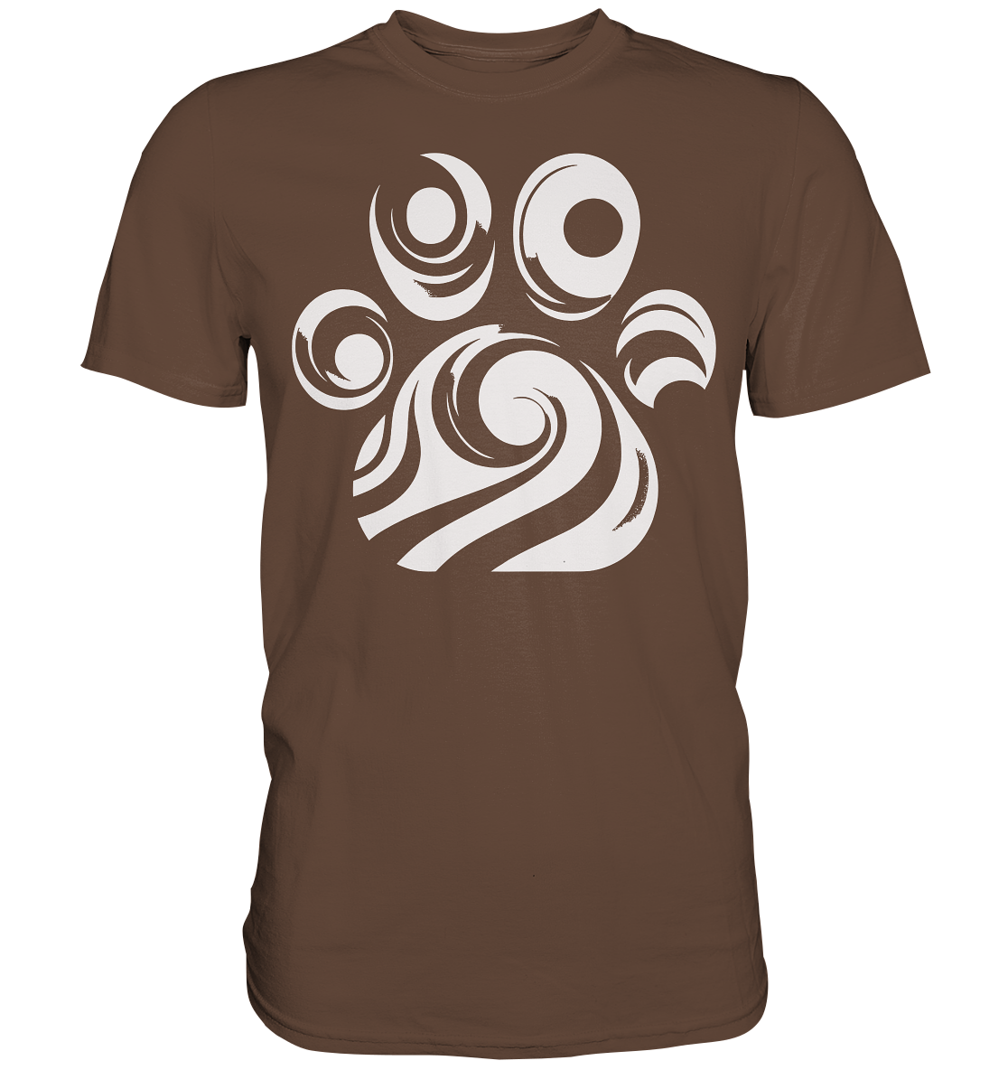 Pfote Design modern und abstrakt - Premium Shirt
