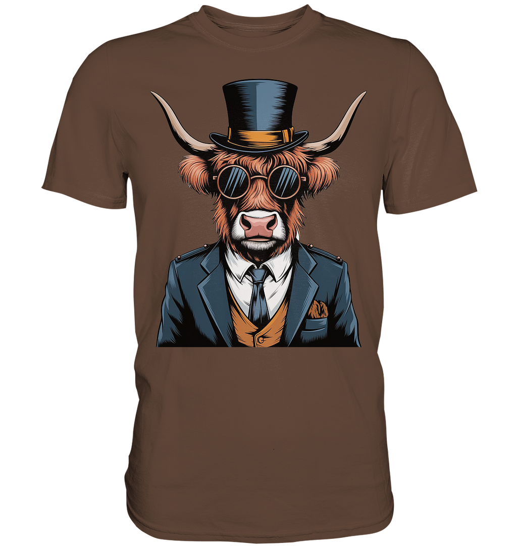 Highland Cow Steampunk - Premium Shirt