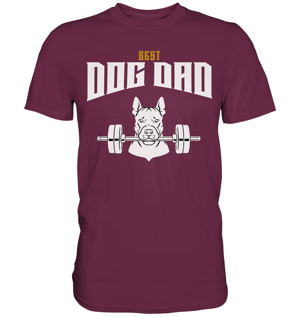 Best Dog Dad - Personalisierbar - Premium Shirt