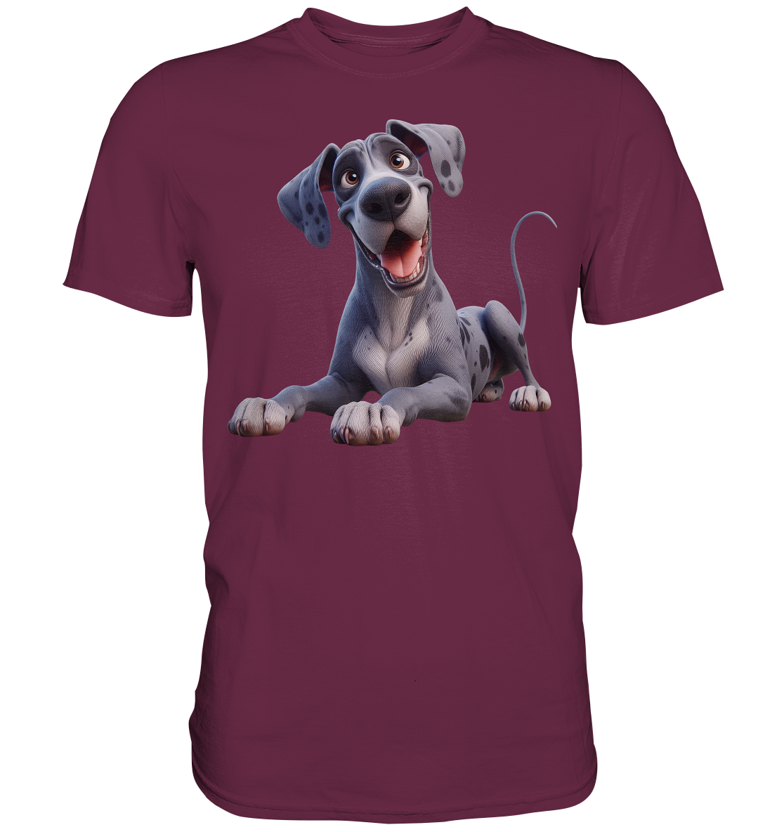 Dänische Dogge - personalisierbar - Premium Shirt