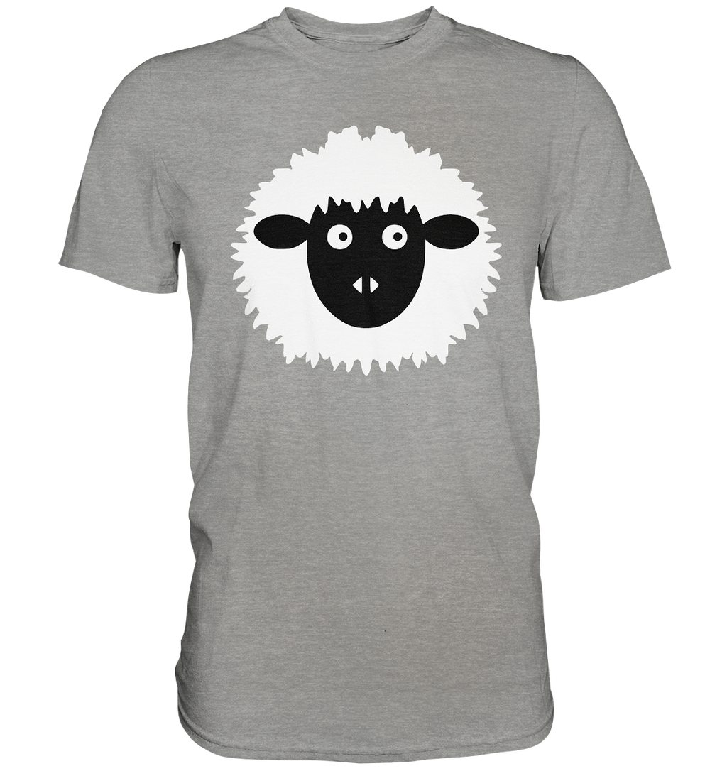 Schaf comic -personalisierbar - Premium Shirt