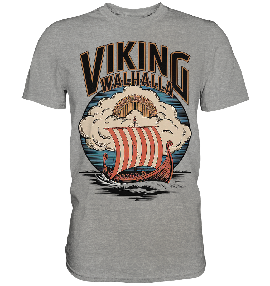 Wikinger Walhalla Art - Premium Shirt