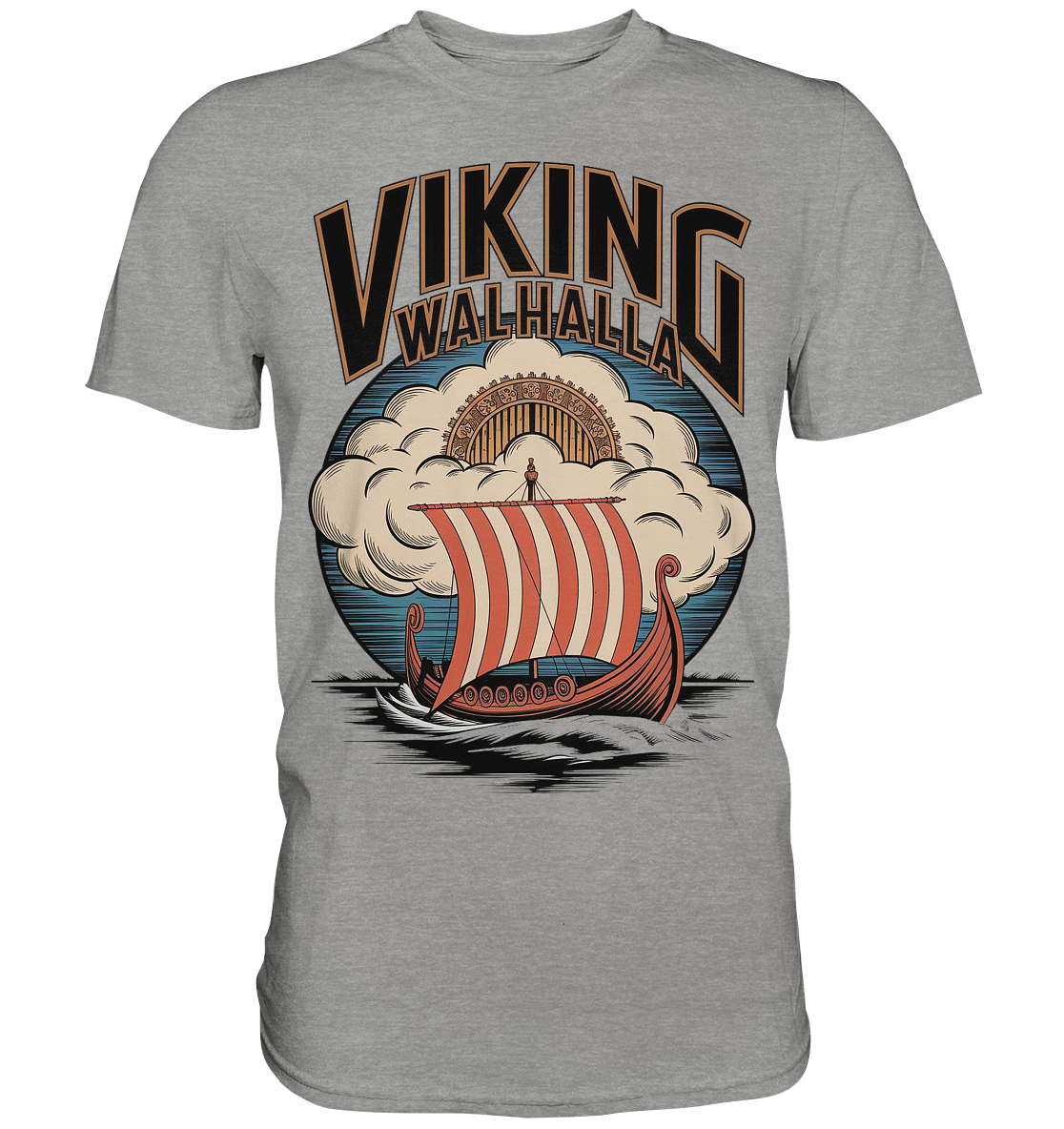 Wikinger Walhalla Art - Premium Shirt