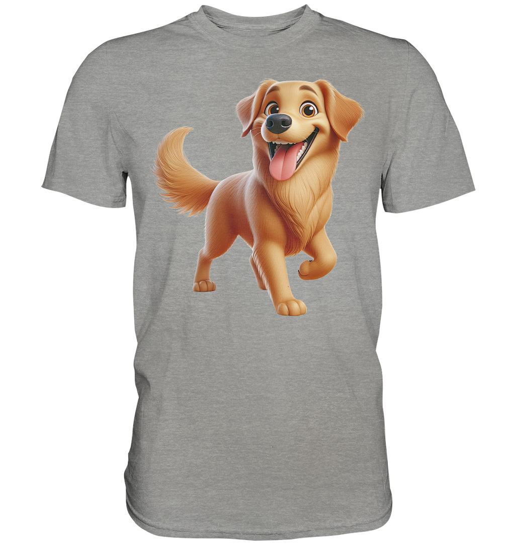 Golden Retriever Comic - personalisierbar - Premium Shirt