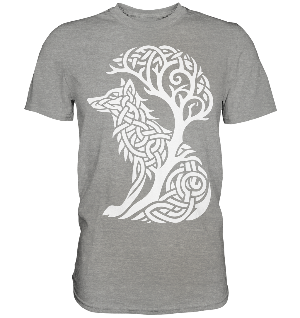 Keltischer Baum des Lebens Hund - Premium Shirt